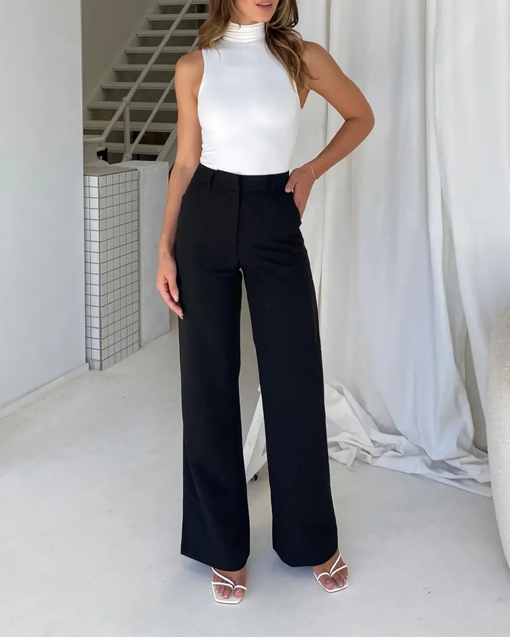 Black Wide Leg Pants