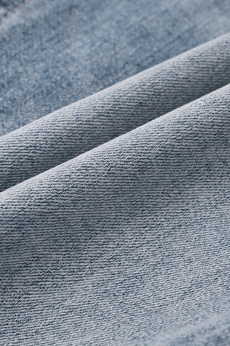 Vintage Zip Fly Mid Waist Bootcut Jeans Without Belt