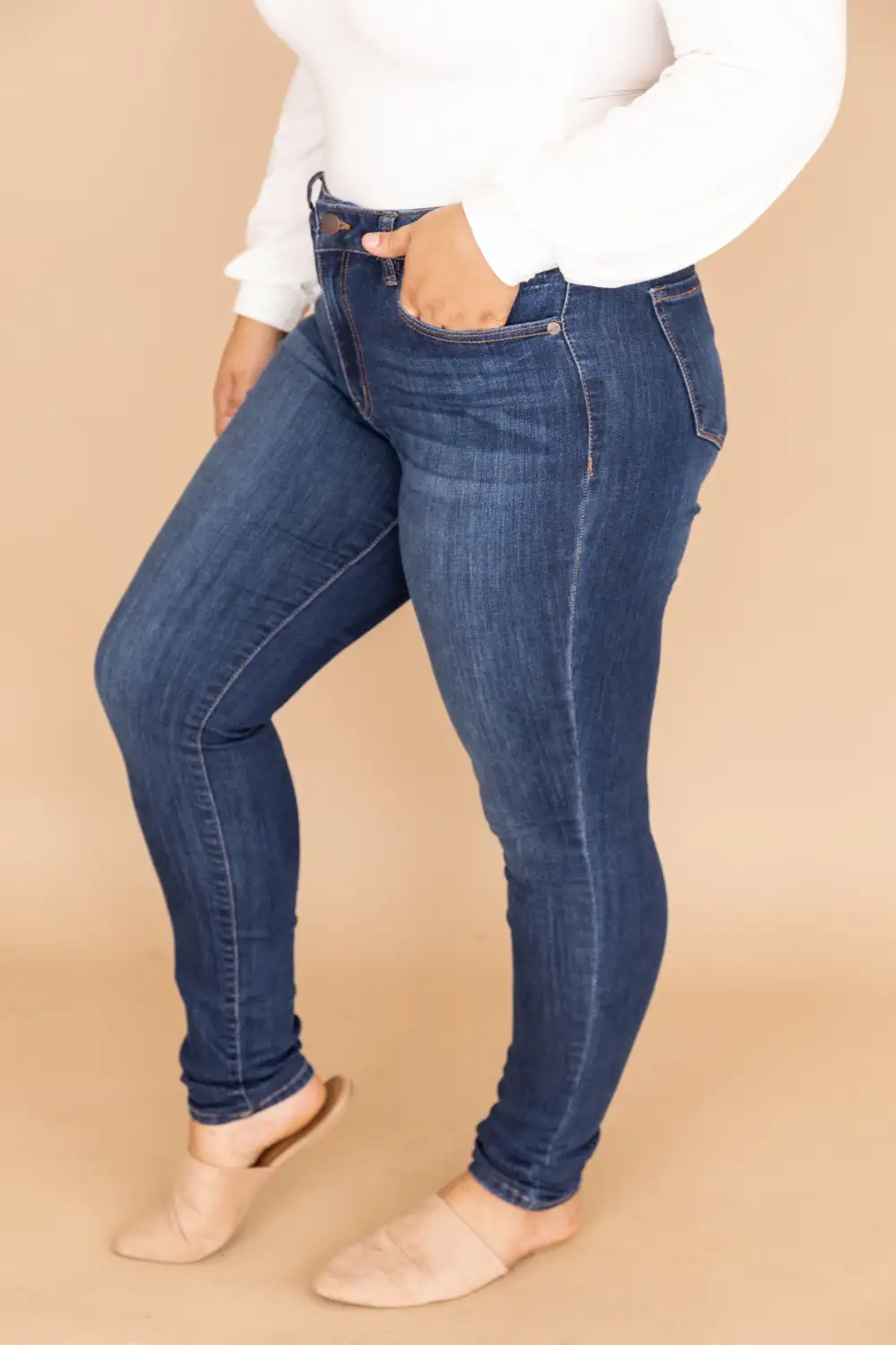 Willa Dark Wash Skinny Jeans