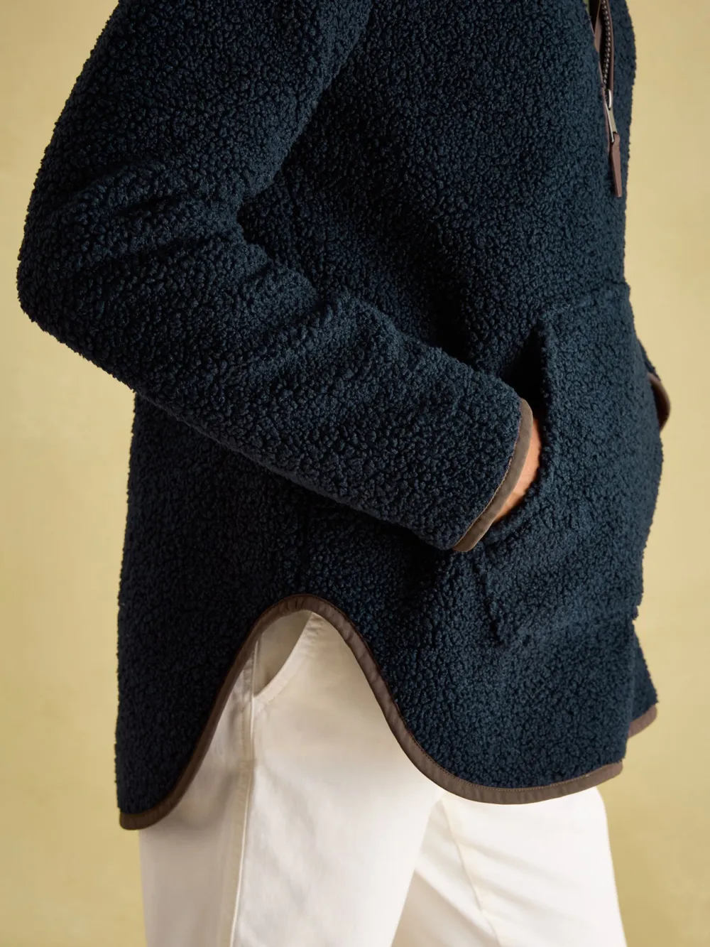 Navy Quarter Zip Fleece