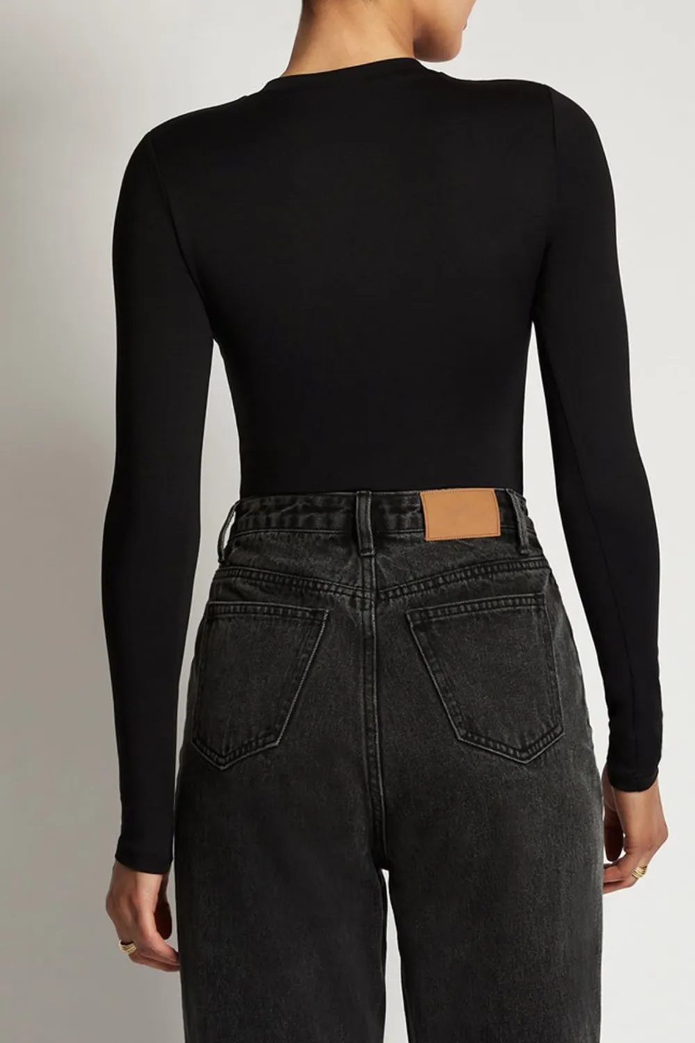 Long Sleeve Crew Neck Bodysuit