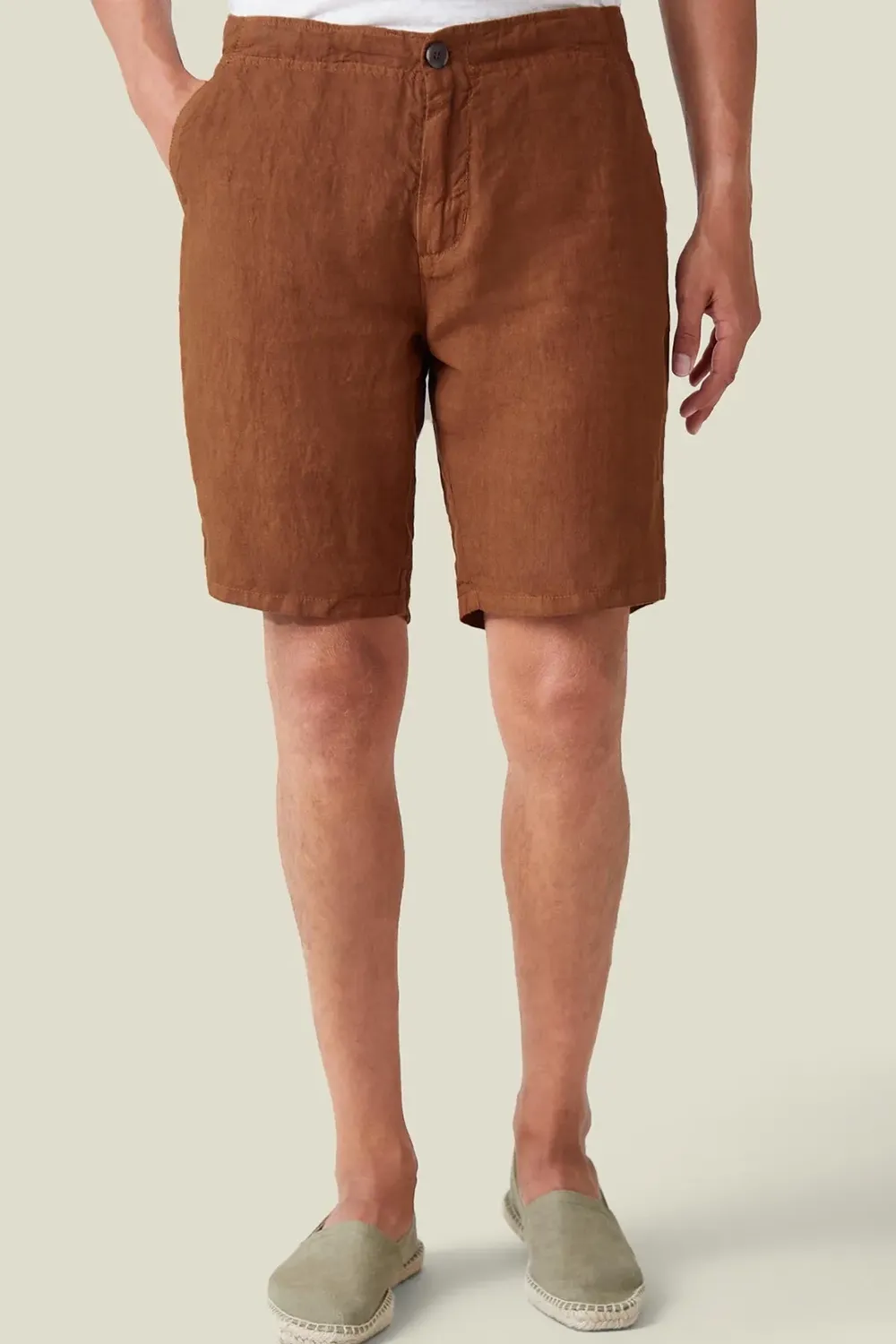 Linen Fabric Material Shorts