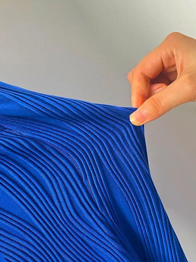 Women's Bell Bottom Wide Leg Pants Trousers Full Length High Cut Hole Micro-elastic High Waist Fashion Streetwear Party Street Black White S M Summer Fall