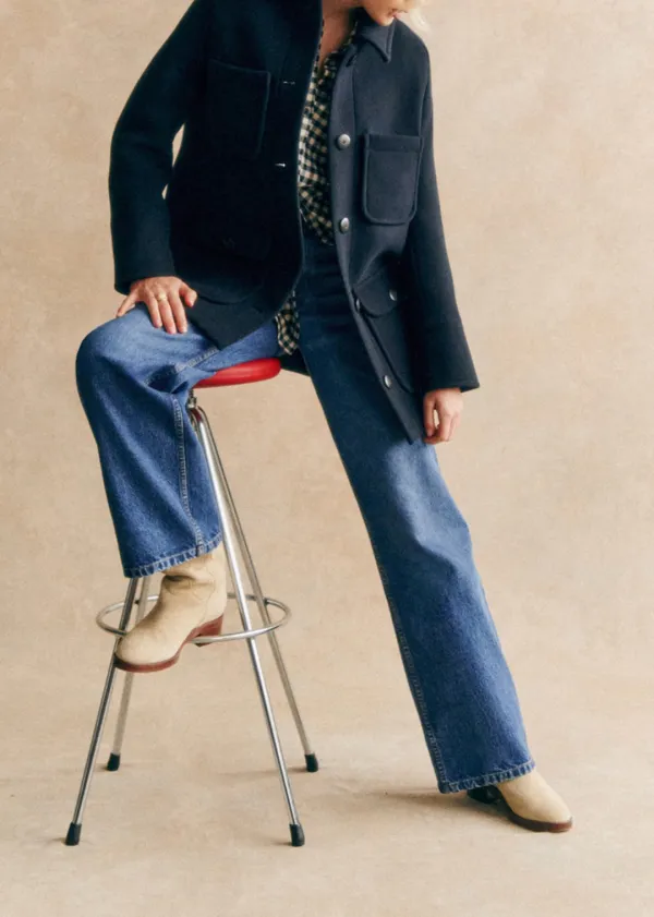 Solid Color Classic Collar Coat