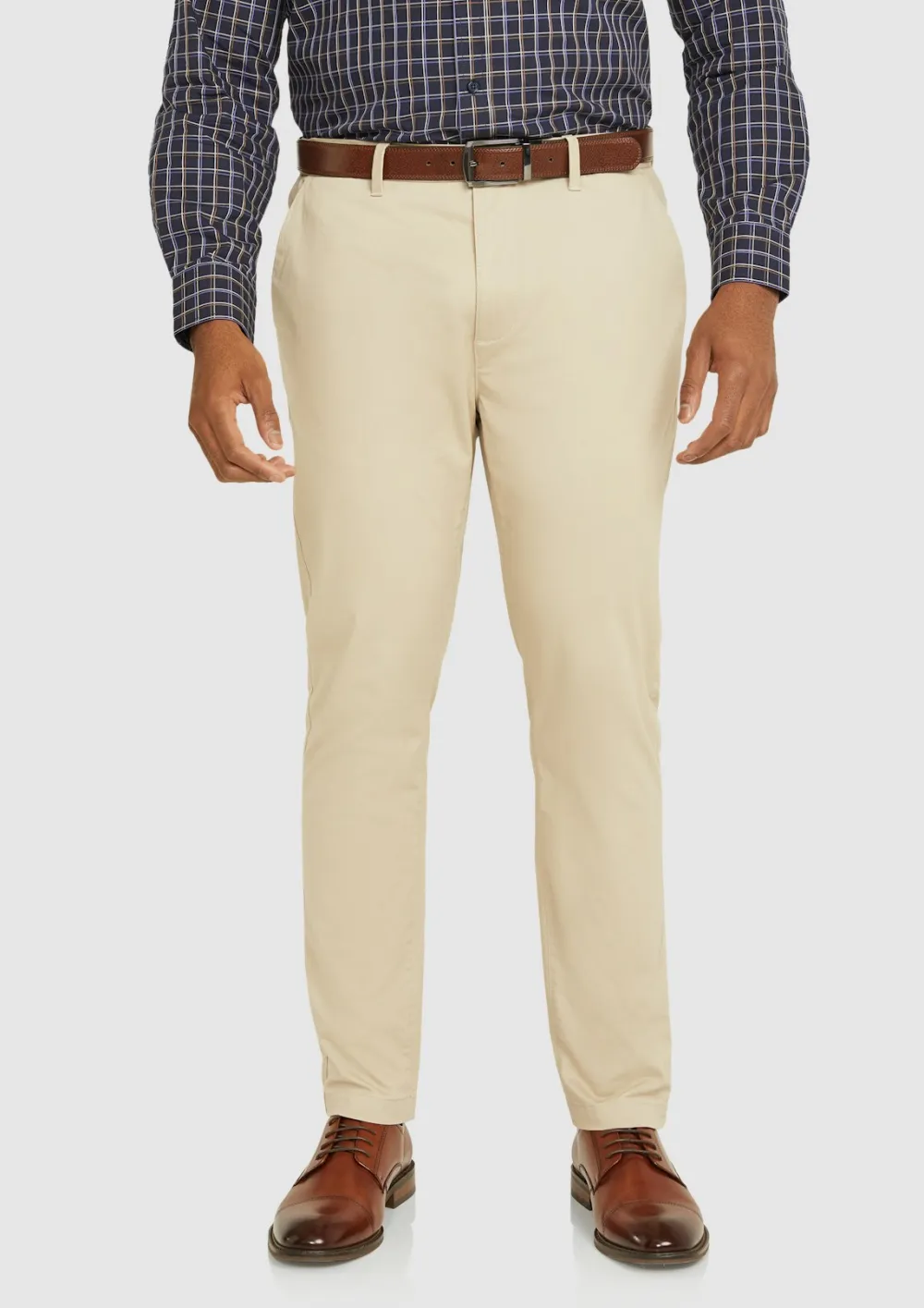 BLACK RELAXED TAPERED CHINO