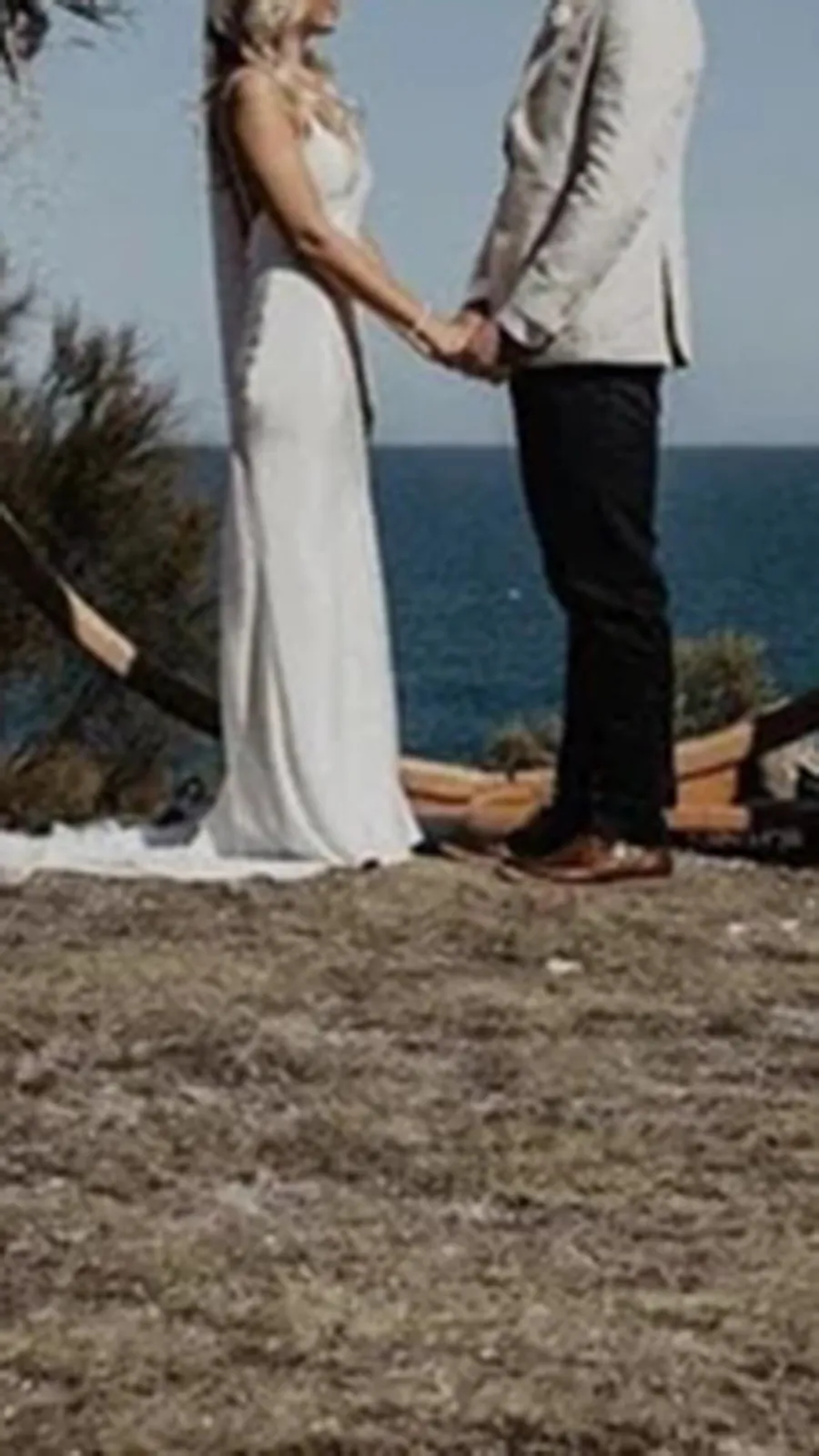 Irregular Hem Slit Midi Dress