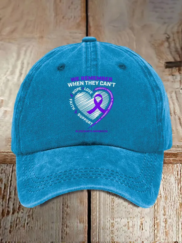 Purple Alzheimers Awareness Products Women Gra Baseball Caps
