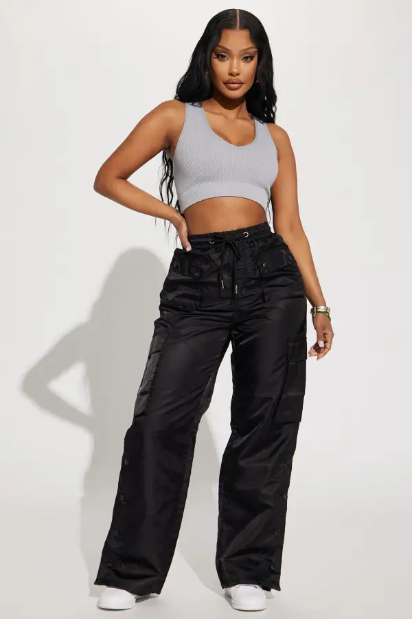 Vicky Seamless Top - Heather Grey