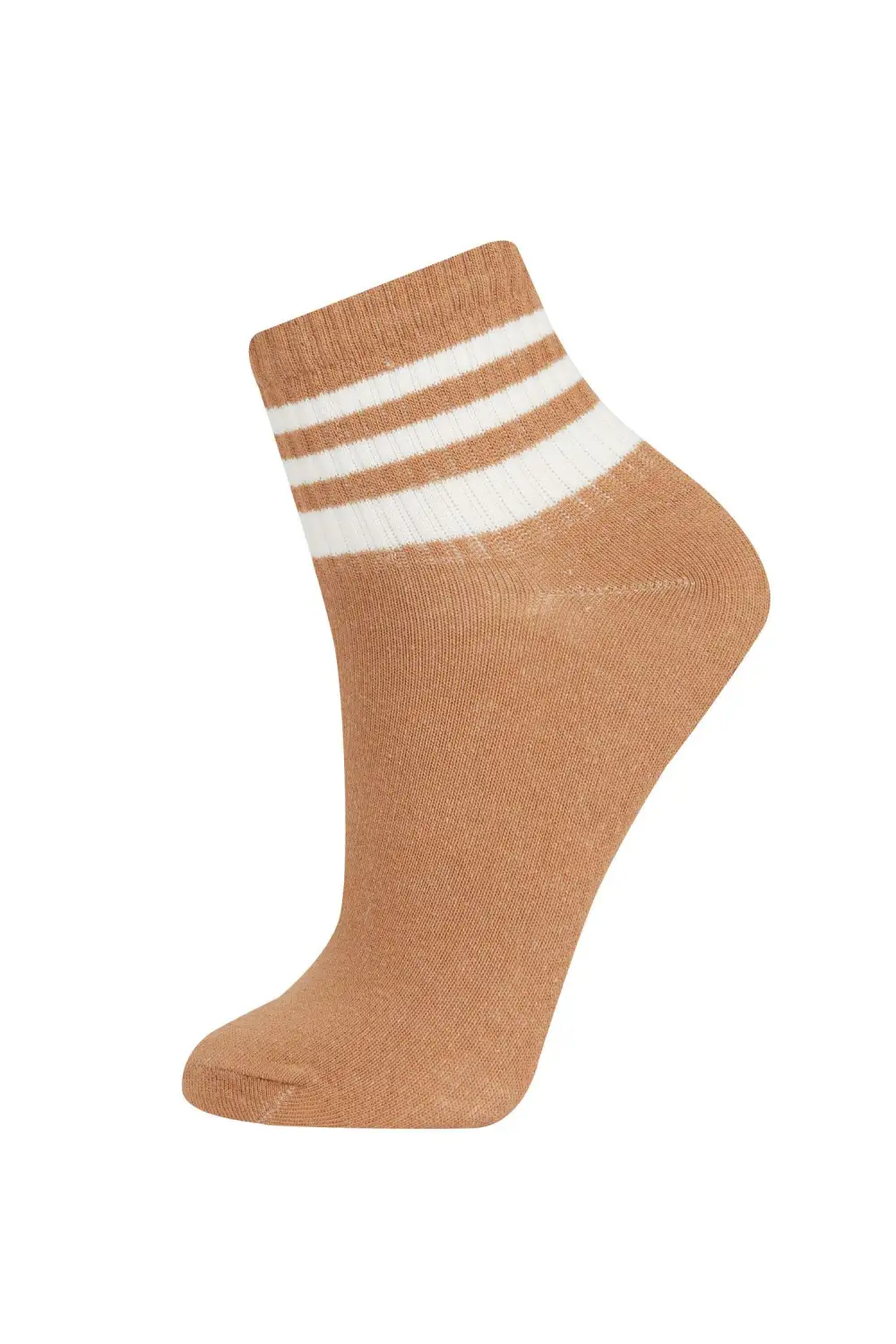 Striped Athletic Socks Three-Piece Set