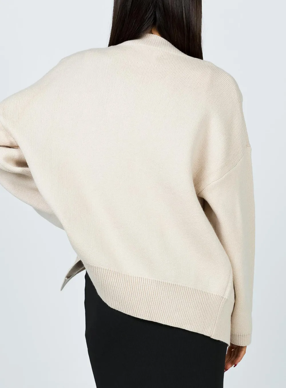 Drop shoulder Cardigan Cream