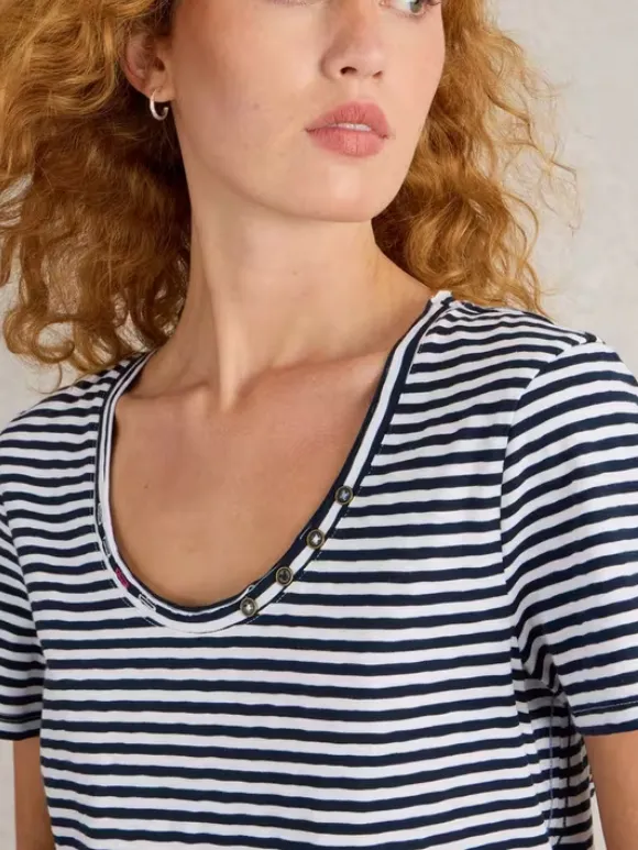 Casual Style Multicolor T-Shirt