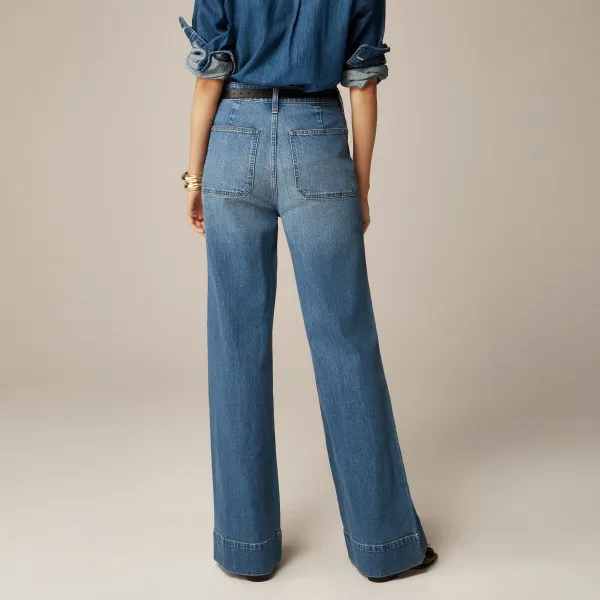High-Rise Sailor Semi-Stretch Jeans
