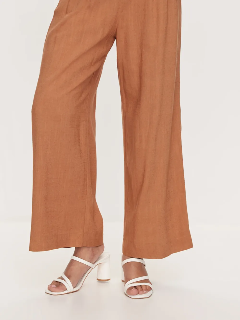 Casual Style Wide Leg Trousers