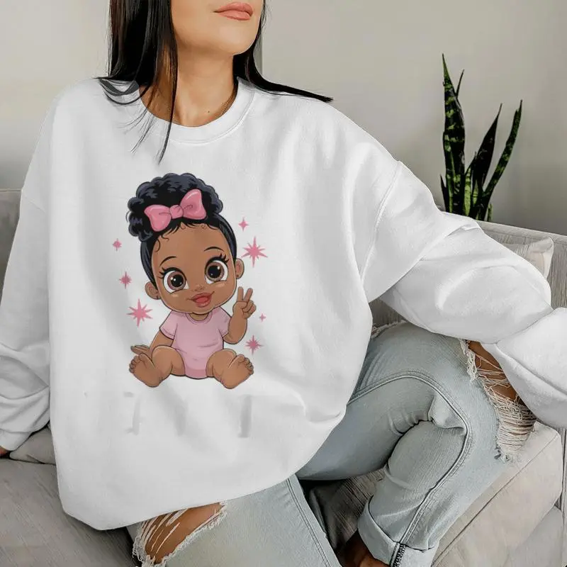 Team Girl Baby Announcement Family Party Women Sweatshirt