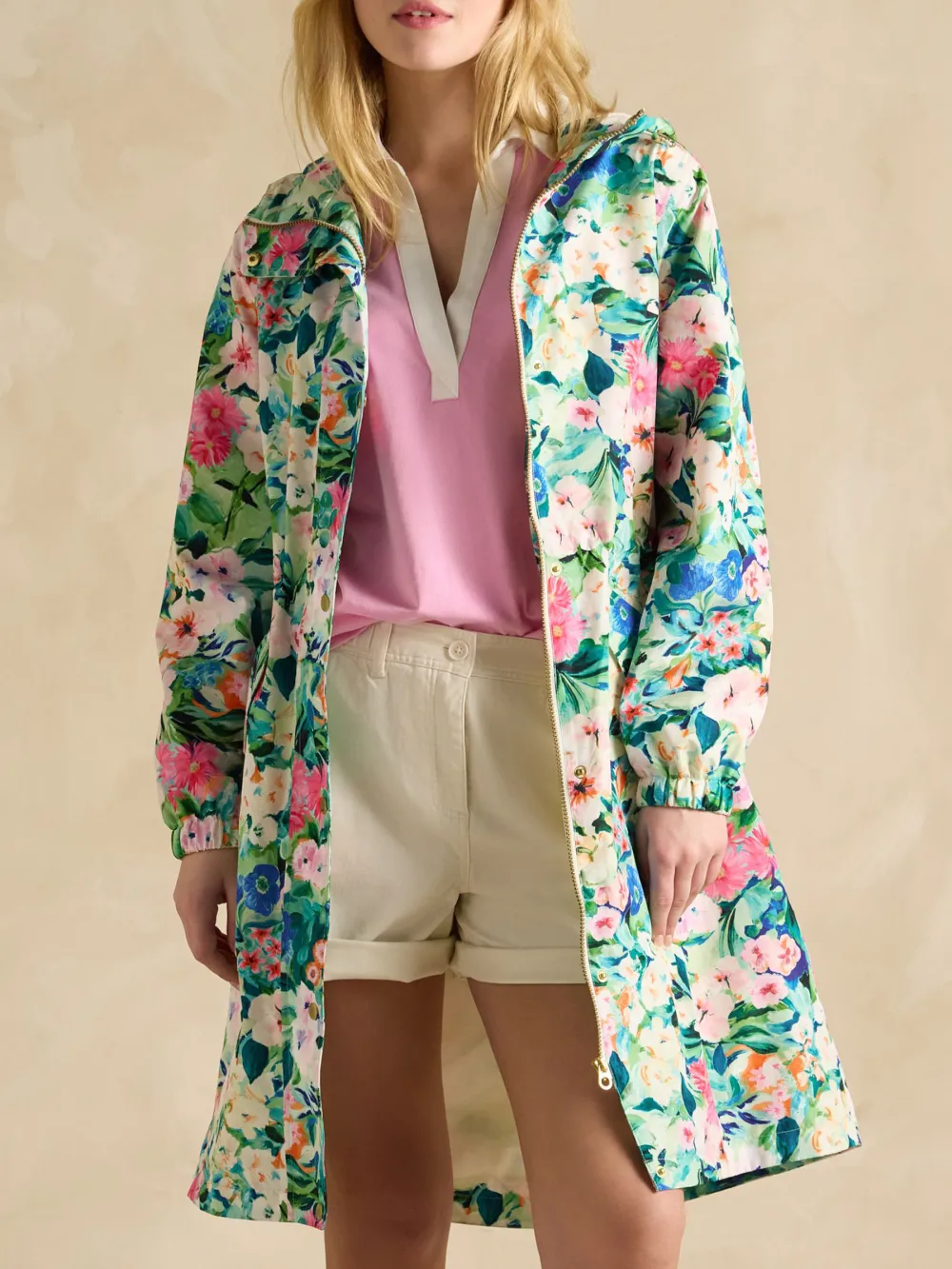 Black Waterproof Foldable Raincoat With Hood