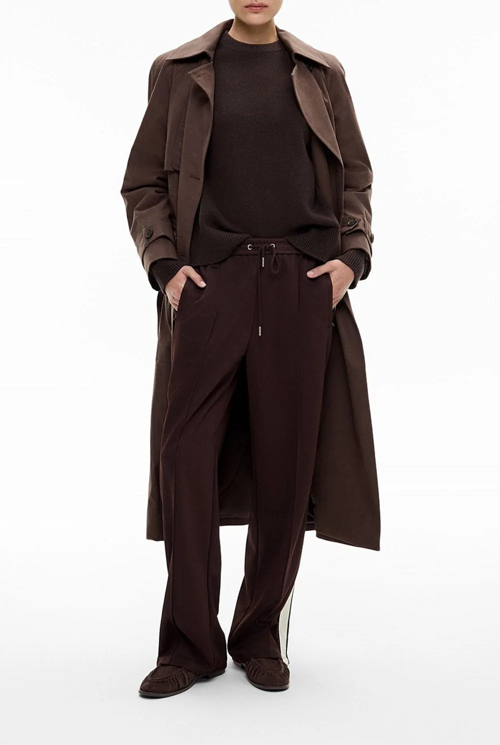 Ivory Ribbed Knit Sweater