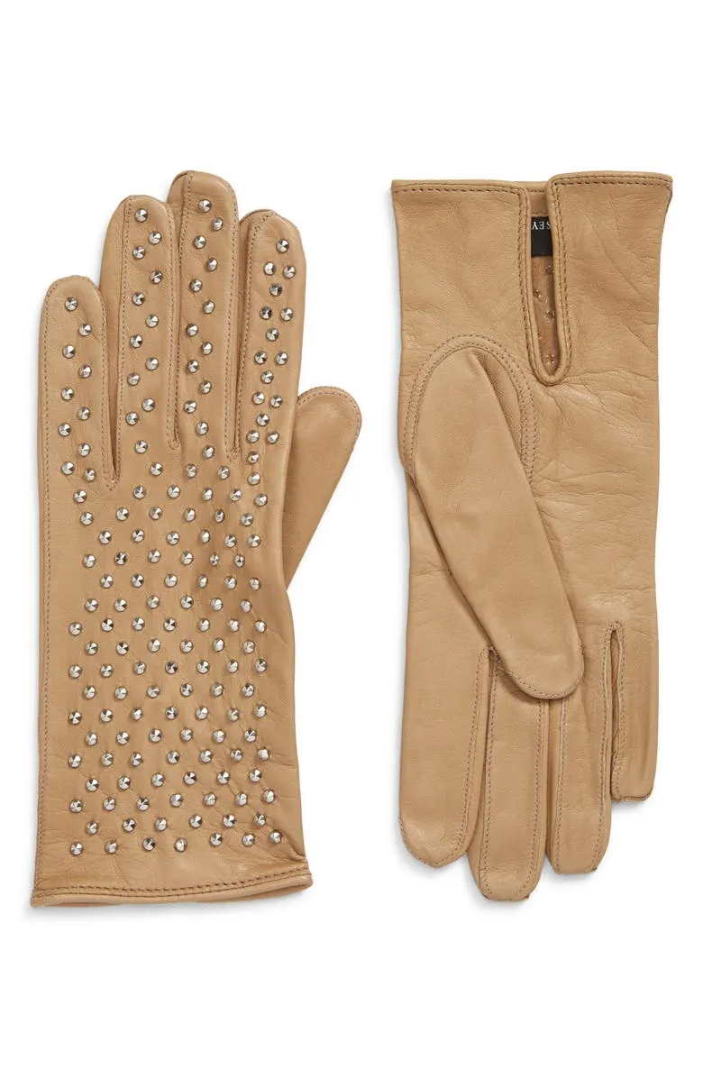 Studded Leather Gloves