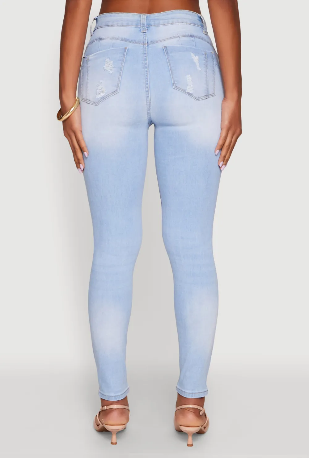 Ripped Cat Whisker Jeans