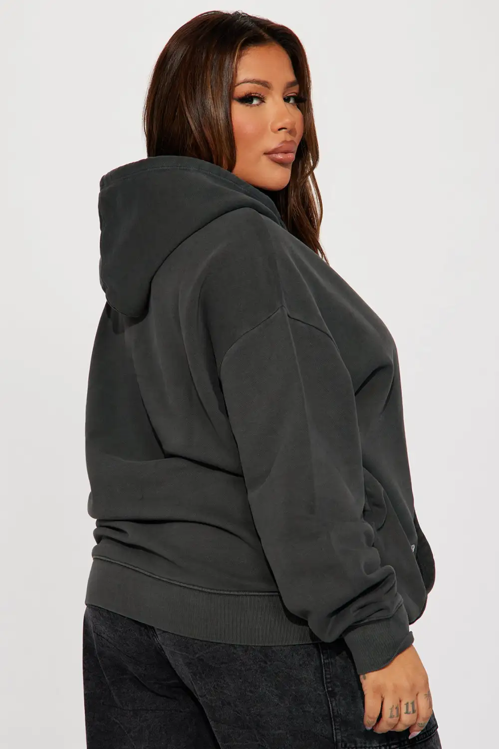 Rue De La Paix Paris Hoodie - Charcoal