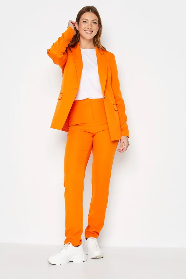 LTS Tall Orange Tailored Blazer