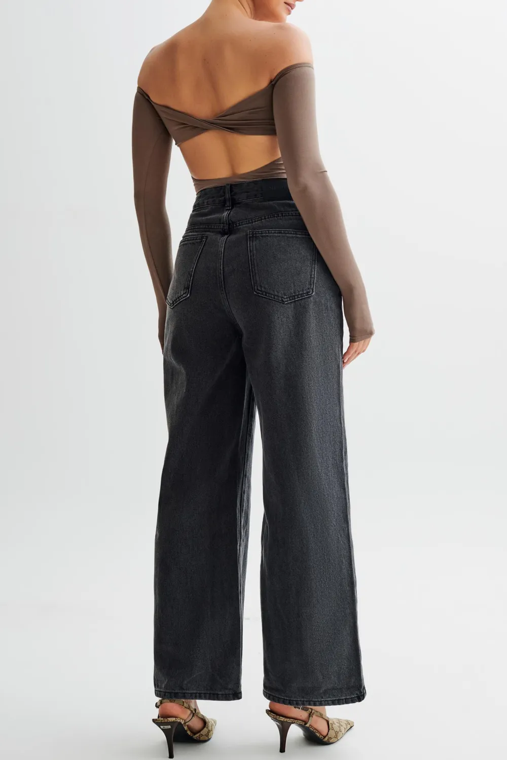 Daily Off Shoulder Long Sleeve Bodysuit