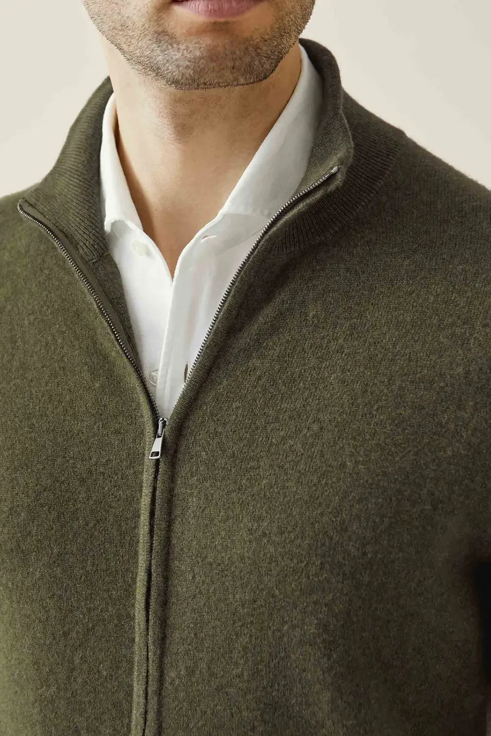 Zip Casual Style Cardigan