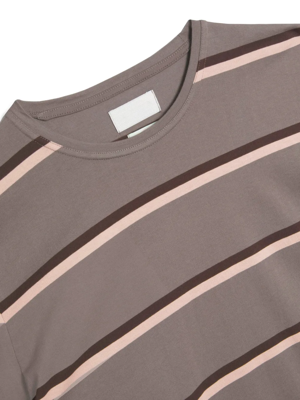 Brown Crew Neck Short Sleeve T-Shirt