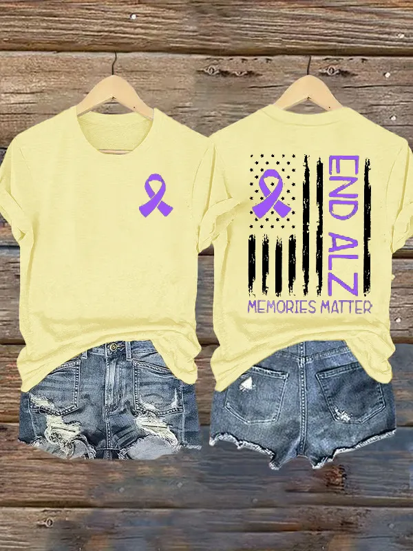 Memories Matter End ALZ T-Shirt