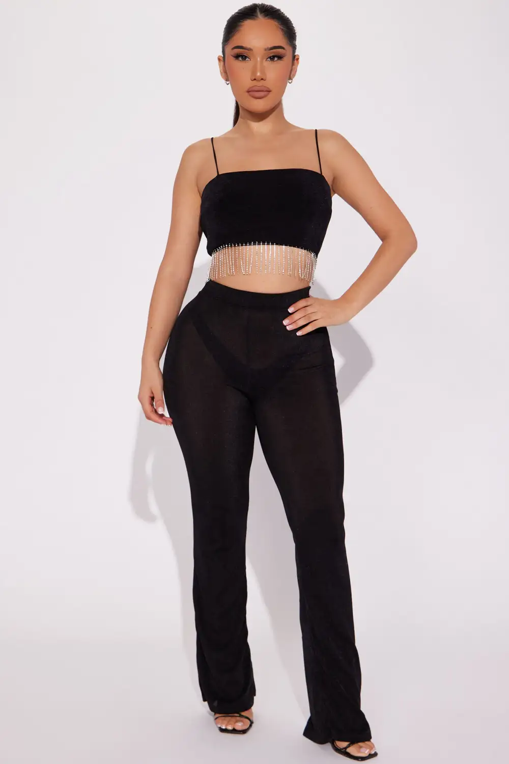 The Rumor Is Top - Black