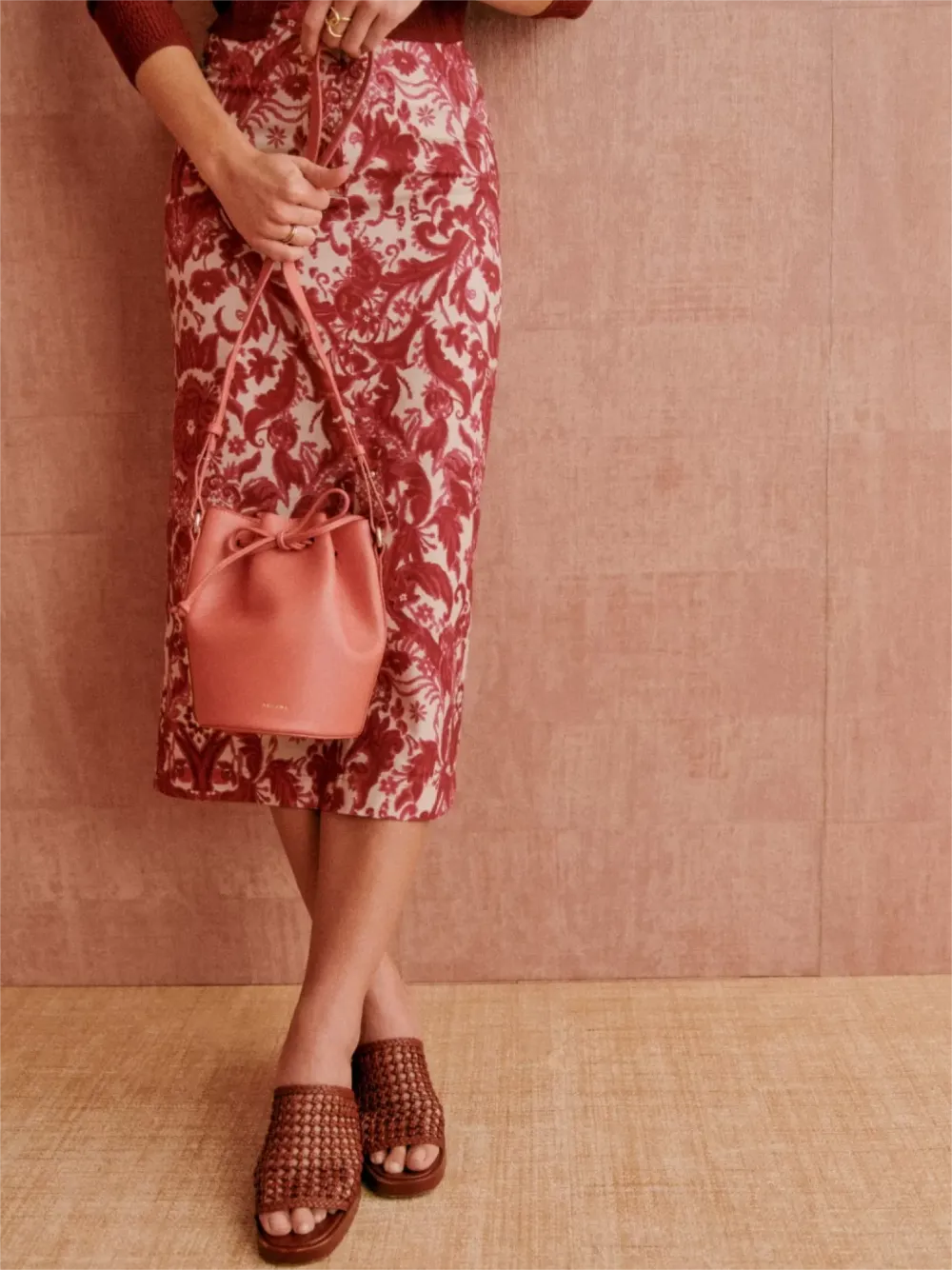 Slit At Centre Back Skirt