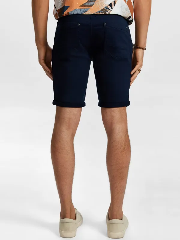 Petrol Casual Style Denim Short