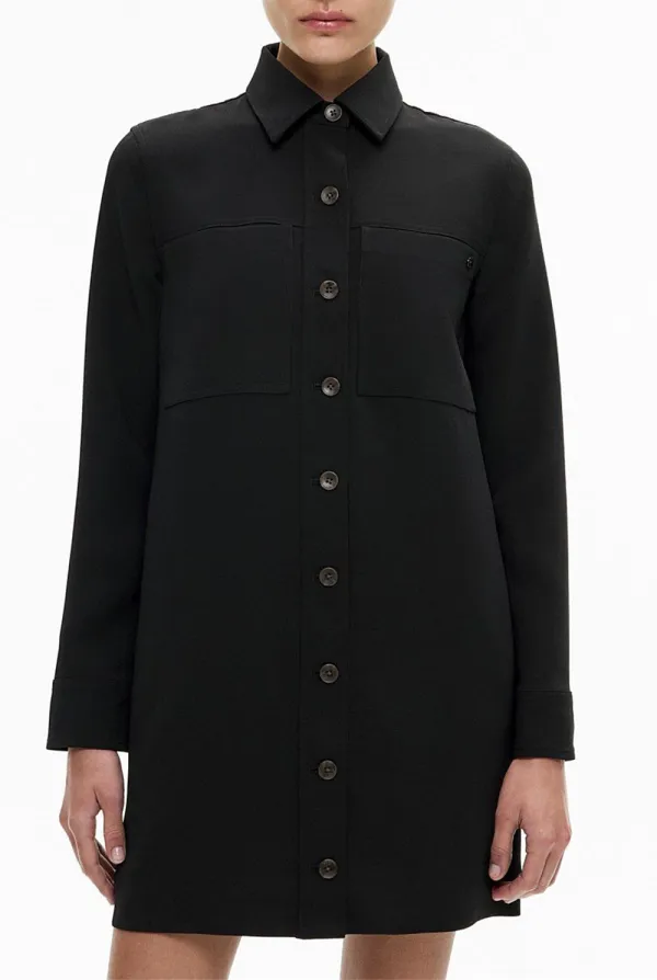 Black Shirt Dress