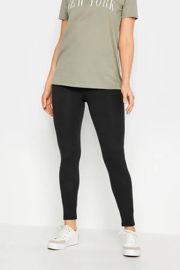 LTS PREMIUM Tall Black Cotton Stretch Leggings