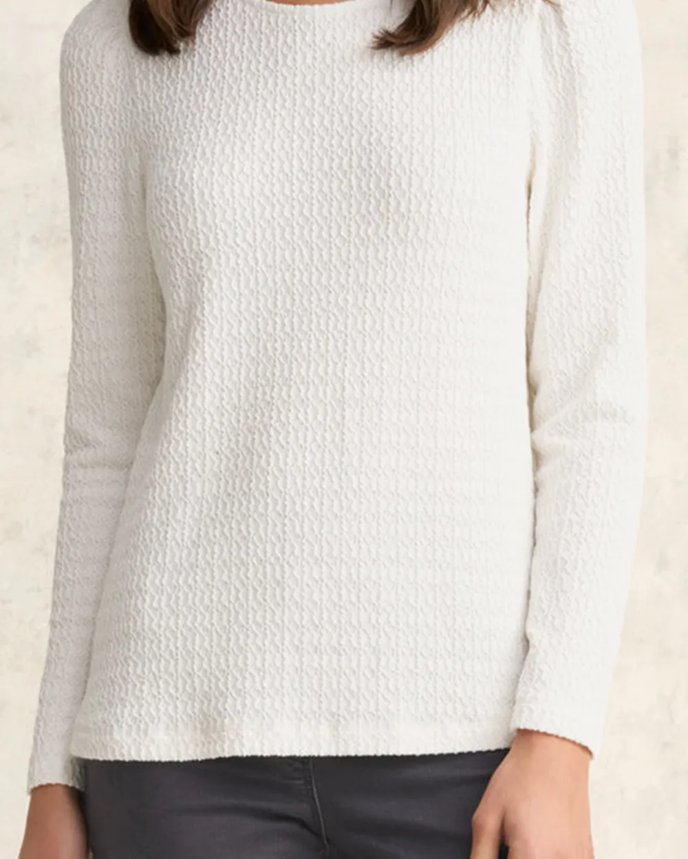 Textured Jacquard Top