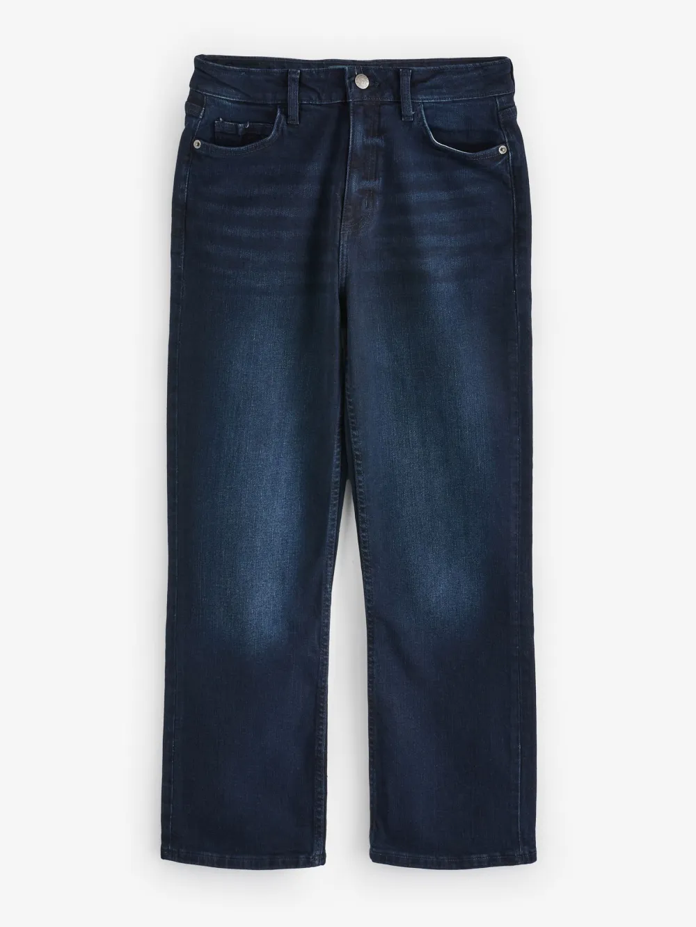 Blue Casual Style Stretch Straight Jeans
