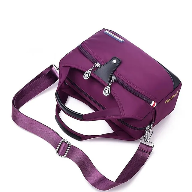 Women's Work Bag Polyester Oxford Cloth Daily Office & Career Camouflage Blue Camouflage Black Taro purple Camouflage purple