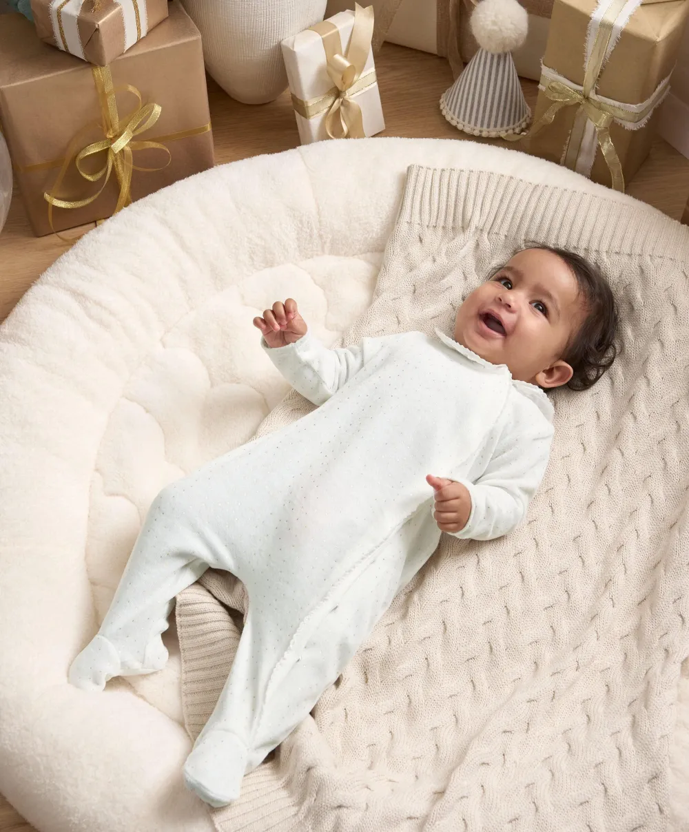 Velour Gold Speckle All in One