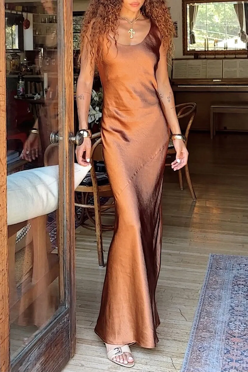 Gentle Silk Maxi dress