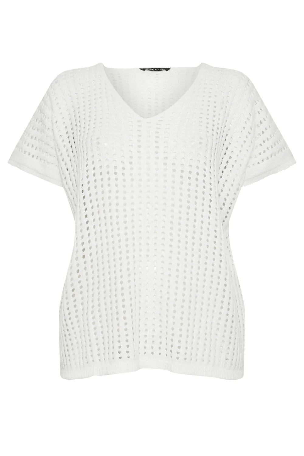 YOURS Curve Black Crochet Top