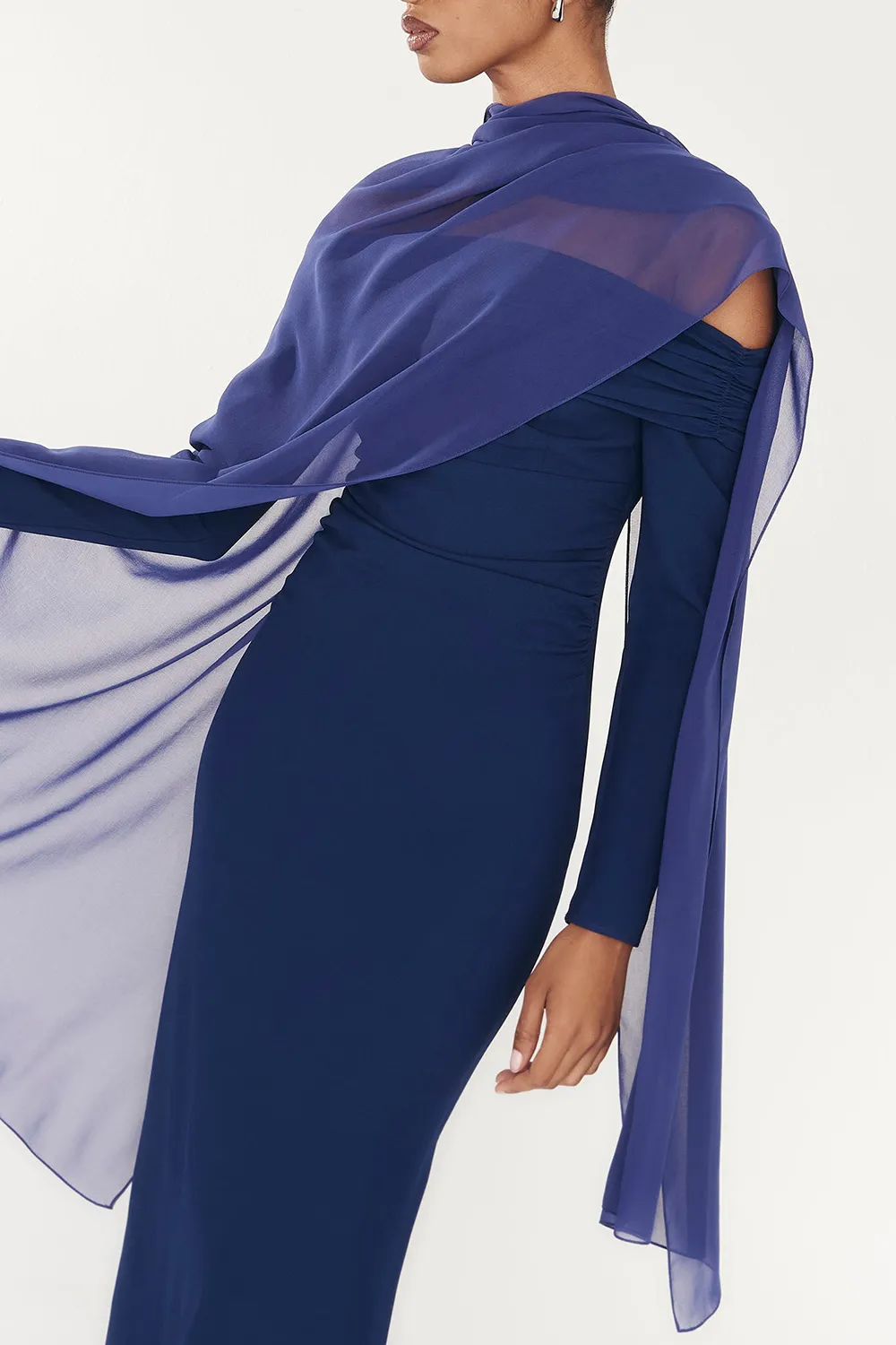 Cobalt Women's Slight Stretch Shawl