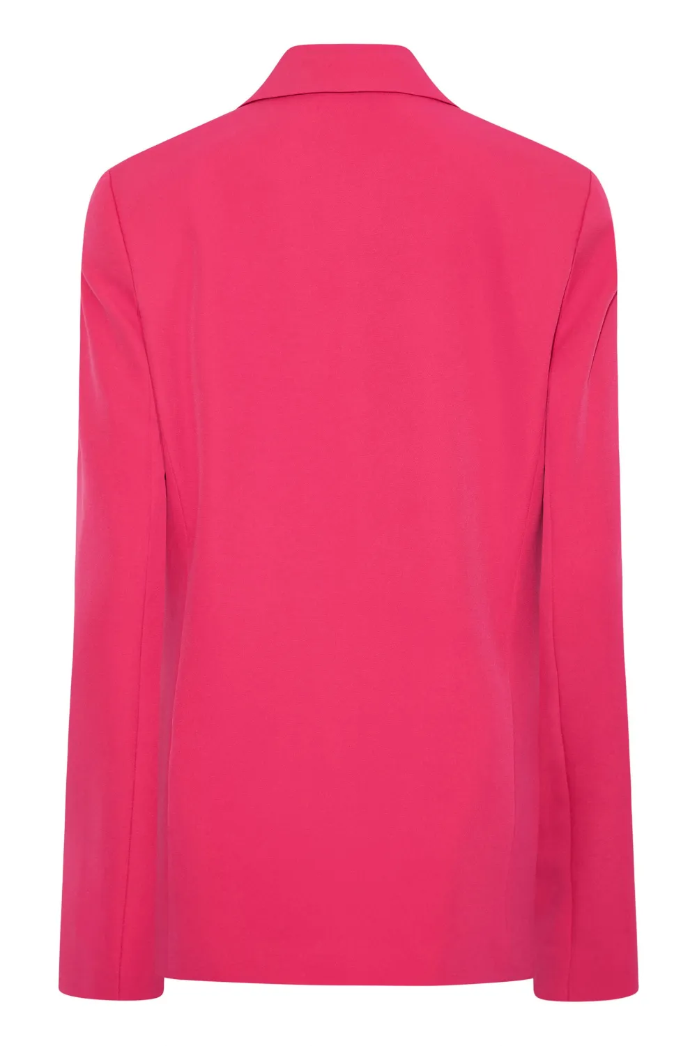 LTS Tall Dark Pink Scuba Crepe Blazer