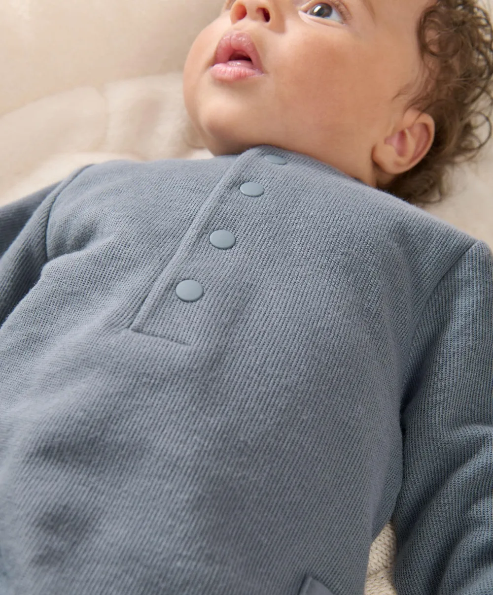 Pocket Romper - Blue