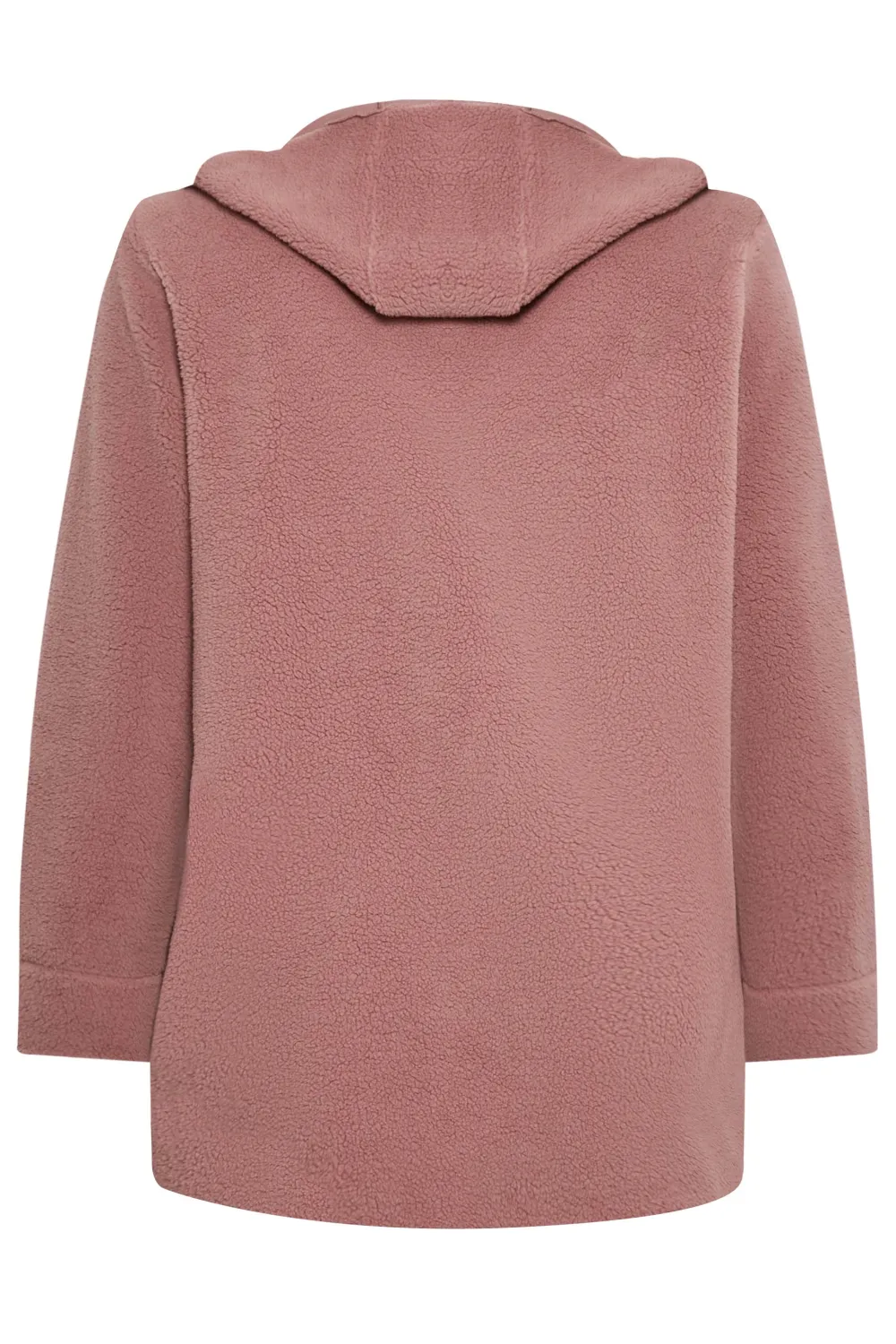 YOURS Curve Brown Teddy Hooded Jacket