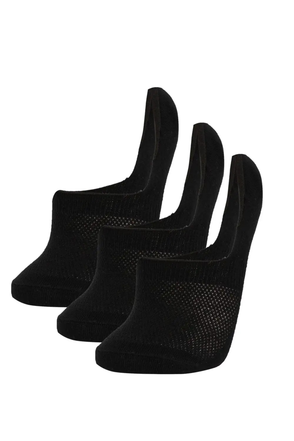 Black Breathable Ankle Socks For Women