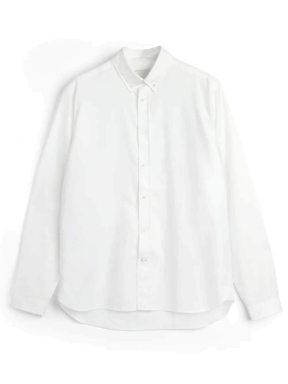 White Button Down Organic Cotton Shirt