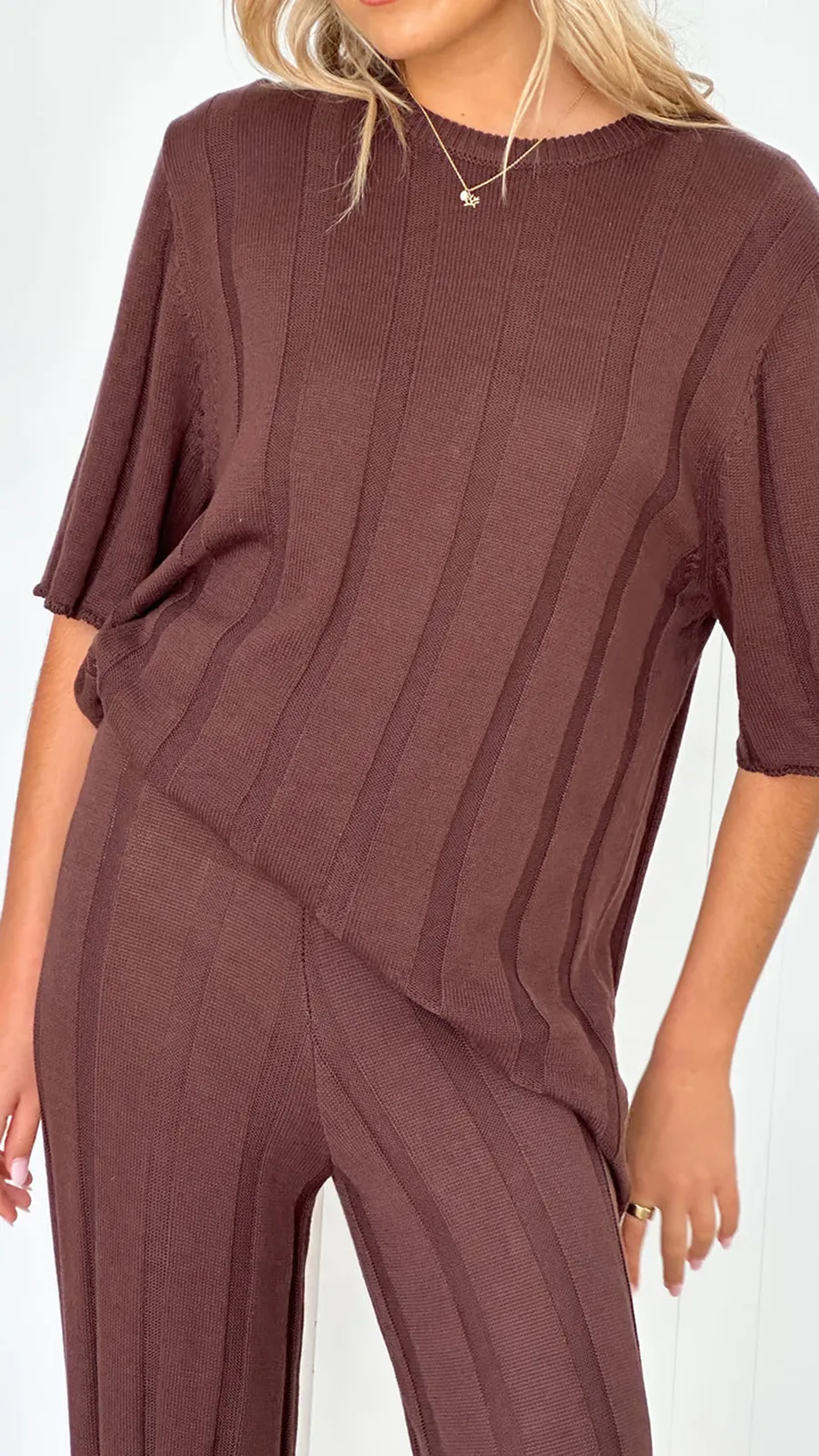 Knitted Heavy Drape Top