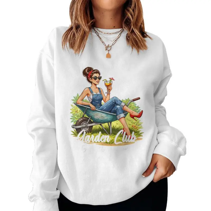 Dirty Hoes Garden Club Plant Lover Gardener Women Women Sweatshirt