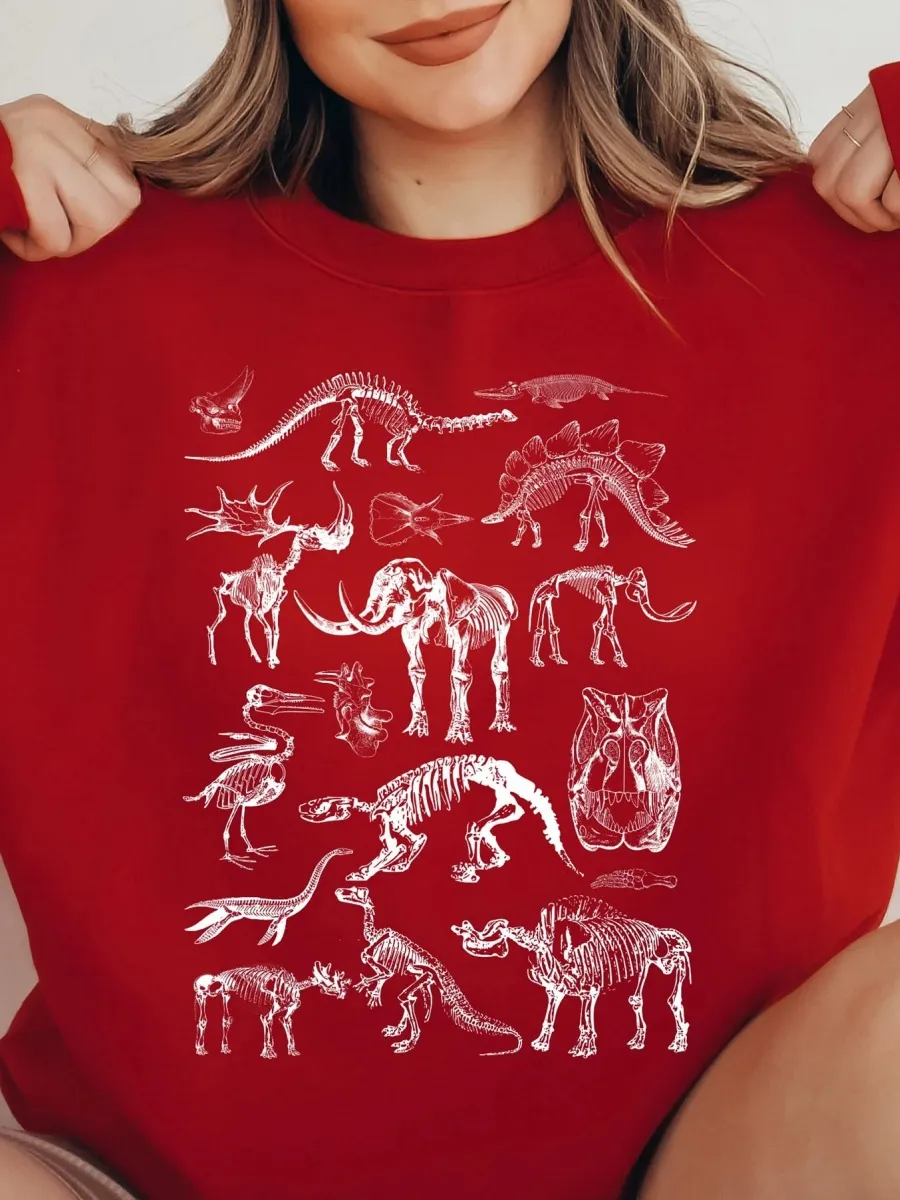 Dinosaur Skeleton Sweatshirt