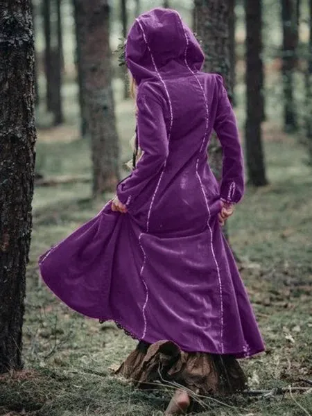 Long Sleeve Hoodie Cotton-Blend Jacket