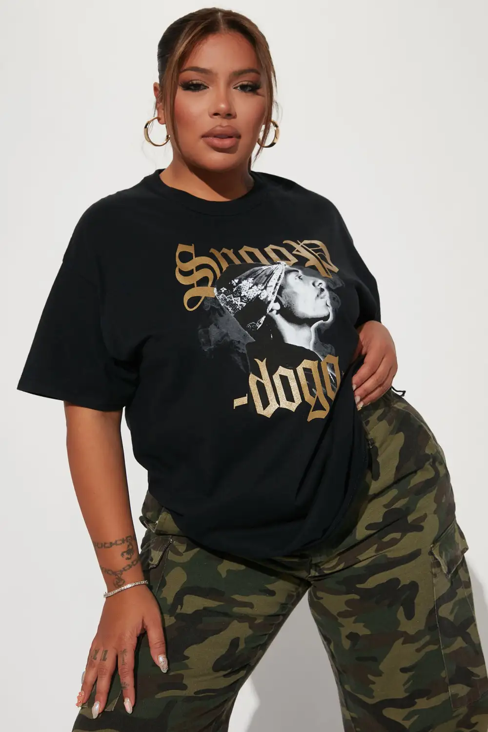 Snoop Dogg Graphic T-Shirt - Black